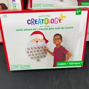 Creatology Santa Advent Kit - Red and White crafts for kids Christmas countdown